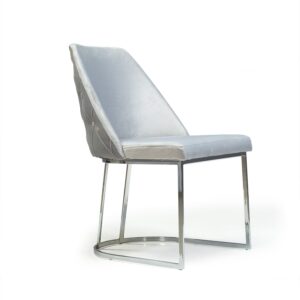 Astra Stuhl, Metallgestell mit Stoff in Samtoptik bezogen, verschiedene Farben